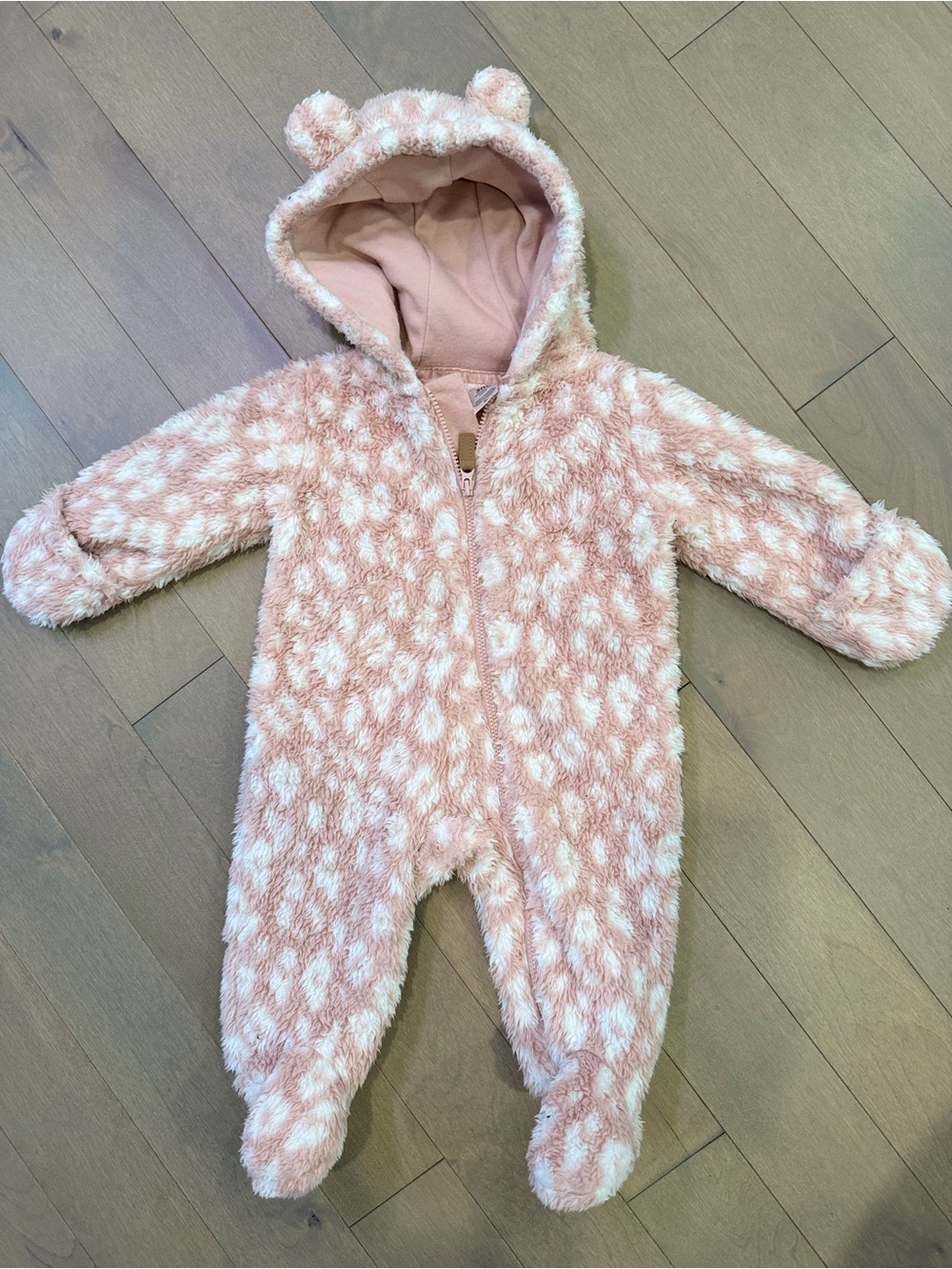 Habit mi-saison en molleton pour bébé / Baby fleece mid-season pram suit